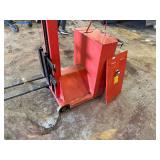 Dayton Electric Forklift. 1000 Lb Capacity. Power up and down. Manual push. Model No 1BS60