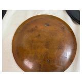 Egyptian-Themed Etched Copper Decorative Wall Plates (Qty 3) 11 1/2', 11 1/2', 9 1/2'