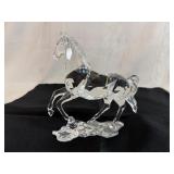 Beautiful Crystal Stallion (Perhaps Swarovski - no identifying markings) 5 7/8'
