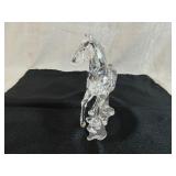 Beautiful Crystal Stallion (Perhaps Swarovski - no identifying markings) 5 7/8'