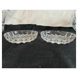 Beautiful Vintage Crystal Pieces: Centerpieces and Coasters