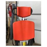 MSRP $4000 Ferno Model 49 Sirocco Evacuation Stair Chair Wheel Assisted Patient Transport Folds Compact Heavy Duty Metal Frame Multi Strap Restraints Telescoping Handles Perfect For EMS Fire Rescue Ho