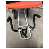 MSRP $4000 Ferno Model 49 Sirocco Evacuation Stair Chair Wheel Assisted Patient Transport Folds Compact Heavy Duty Metal Frame Multi Strap Restraints Telescoping Handles Perfect For EMS Fire Rescue Ho