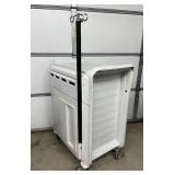 MSRP $5000 Metro Flex Medical Supply Storage Cart Microban Antimicrobial Polymer Body Lightweight Easy Clean 5” Casters Locking Options Rounded No Rust Design Perfect For Hospitals Clinics Medicatio