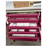 MSRP $8,500 – Herman Miller Healthcare Modular Drawer Storage Cart, Double-Wide Rolling Supply Cabinet w/ 13 Drawers for Clinics Craft Studios Fish Houses Tool Storage