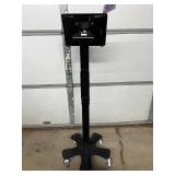 MSRP $1000 Valhalla Mobile Tech Stand Medical Tablet Cart VESA Mount Tilt Swivel Wipeable Surfaces Smooth Rolling Casters Perfect For Telemedicine Video Interpreting Patient Engagement iPad/Tablet Use