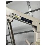 MedCare MAX-600 Lift-N-Weigh Bariatric Electric Patient Lift 600 lb Capacity Floor Lift Adjustable Base Emergency Stop Manual Lowering 24V Battery Powered Safe Transfers + Weighing Perfect For Hospita