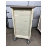 MSRP $4,000+ – Herman Miller Milcare 7 Drawer Medical Supply Cart, Heavy Duty Rolling Storage Cabinet, Modular Drawer System, Hospital Grade Build, Craft Room Organizer, Studio & Home Storage Go