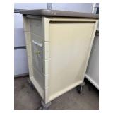 MSRP $4,000+ – Herman Miller Milcare 7 Drawer Medical Supply Cart, Heavy Duty Rolling Storage Cabinet, Modular Drawer System, Hospital Grade Build, Craft Room Organizer, Studio & Home Storage Go