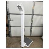 MSRP $800 Rice Lake 150-10-5 Eye-Level Digital Physician Scale 550 lb Capacity Motiontrap™ Movement Compensation Integrated Height Rod + Large LCD Push Button Display Stable Wide Base w/ Nonslip Mat