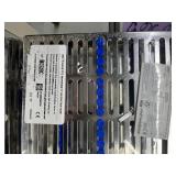 MSRP $600 3 NEW Sealed Hu-Friedy IMS Infinity Dental Sterilization Cassette Stainless Steel Instrument Holder Tray Holds Up To 20 Tools Locks Shut Autoclavable Great For dental offices, vet dentistry,