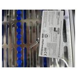 MSRP $600 3 NEW Sealed Hu-Friedy IMS Infinity Dental Sterilization Cassette Stainless Steel Instrument Holder Tray Holds Up To 20 Tools Locks Shut Autoclavable Great For dental offices, vet dentistry,