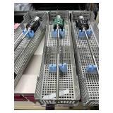 MSRP $50,000 Lot of 3 Intuitive Da Vinci Robotic Surgery Scopes 10mm 30° Camera Endoscopes Used To See Inside The Body During Surgery Includes Sterilization Trays Cases