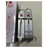 Lot of 6 Ohaus 8008-MN Spring Scales Mechanical Pull Scales Measures Weight/Force in Grams + Newtons Up To 5000g/50N No Batteries Needed Durable Hook Design Great For classrooms, science labs, fishing