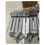 Lot of 6 Ohaus 8008-MN Spring Scales Mechanical Pull Scales Measures Weight/Force in Grams + Newtons Up To 5000g/50N No Batteries Needed Durable Hook Design Great For classrooms, science labs, fishing