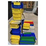 MSRP $1800 HUGE Lot #2 of 90+ AkroBins Stackable Storage Bins Mixed Sizes Heavy Duty Organizer Bins Perfect For garage organization, workshop parts, tools, hardware, craft rooms, warehouse sorting, sc