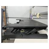 VIVO Standing Desk Converter 36” Sit To Stand Desk Riser Dual Tier Workstation Smooth Gas Lift Height Adjuster Holds Dual Monitors + Keyboard Great For home office, gaming desk, work-from-home setup