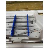 Innovasive ROC Fastener System Orthopedic Surgical Instrument Tray Complete Specialty Tool Kit w/ Drill Guides Handles + Bits Designed For bone fastener placement & repair procedures High value me