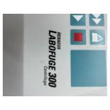 MSRP $4500 Thermo Scientific Heraeus Labofuge 300 Centrifuge. Features an 8-place swing-out rotor, quiet induction drive, and digital controls. Ideal for medical labs, viral testing, and blood collect