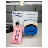 MSRP $500 US Endoscopy Torrent Pump A medical-grade water pump for washing areas during surgery. Key features: Adjustable flow knob & hands-free operation. Good for: Providing a clear view during 