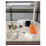 MSRP: $5,000 | Masimo Rad-87. A tabletop monitor that tracks blood oxygen & heart rate via finger sensor. Gold standard for accuracy even with movement. Wireless alerts, simple one-touch design, & hos