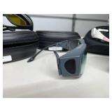 Lot of 4 Laser Safety Glasses -premium brands like NoIR & Phillips. These goggles block harmful invisible light, keeping eyes safe during DIY laser work. Features mixed protection levels & cas