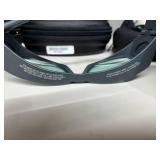 Lot of 4 Laser Safety Glasses -premium brands like NoIR & Phillips. These goggles block harmful invisible light, keeping eyes safe during DIY laser work. Features mixed protection levels & cas
