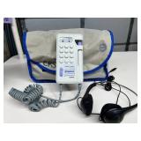 MSRP $1,400 Huntleigh D900 Doppler with headphones and case. This device lets you hear blood flow through arteries/veins. Great for checking circulation and pulse health at home or in clinics. Clear a