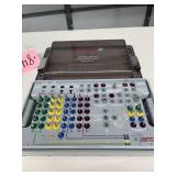 MSRP $2,000 Biomet 3i Tapered Quad Shaping Surgical Kit. This essential dental toolset uses color-coded drills to precisely prep jawbone sites for implants. It ensures a perfect fit for lasting, stabl