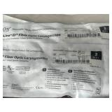 Bulk lot of SunOne GreenLine/D Fiber Optic Macintosh laryngoscope Blades. Medical tools used to help insert breathing tubes safely. Features bright fiber optic light, sterile single-use design. Ideal 