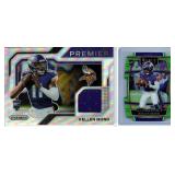 Kellen Mond Vikings RC Jersey and Die Cut RC