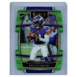 Kellen Mond Vikings RC Jersey and Die Cut RC