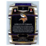 Adrian Peterson Vikings Insert, Parallels and More - Five Card Lot