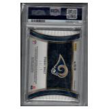 Torry Holt Jumbo Patch Tie Dye Prizm Auto #/25