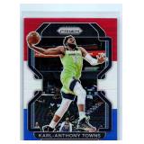 Karl-Anthony Towns Timberwolves Parallels and More - Eight Card Lot