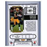 Christian Watson RC Jersey , Rookie and Insert Cards - Three Card Lot