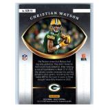 Christian Watson RC Jersey , Rookie and Insert Cards - Three Card Lot