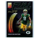 Christian Watson RC Jersey , Rookie and Insert Cards - Three Card Lot