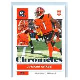 Ja'Marr Chase Rookies, Inserts and More - Eight Card Lot