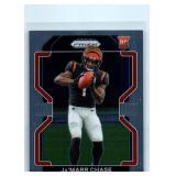 Ja'Marr Chase Rookies, Inserts and More - Eight Card Lot