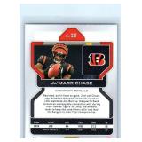 Ja'Marr Chase Rookies, Inserts and More - Eight Card Lot