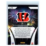 Ja'Marr Chase Rookies, Inserts and More - Eight Card Lot