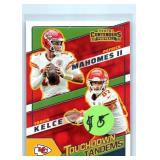Patrick Mahomes Inserts and More - Nine Card Lot