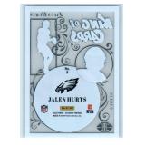 Jalen Hurts Inserts, Parallels and More - Nine Card Lot