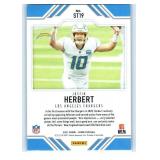 Justin Herbert Inserts and More - Nine Card Lot