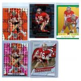 Joe Montana Parallels, Inserts and More - Five Card Lot