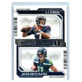 C.J. Stroud Rookies, Insert and Base - Six Card Lot