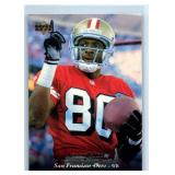 Jerry Rice Various - Nine Card Lot