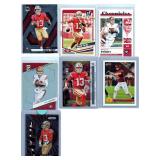 Brock Purdy Rookie, Inserts and Base - Seven Card Lot