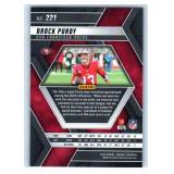 Brock Purdy Rookie, Inserts and Base - Seven Card Lot